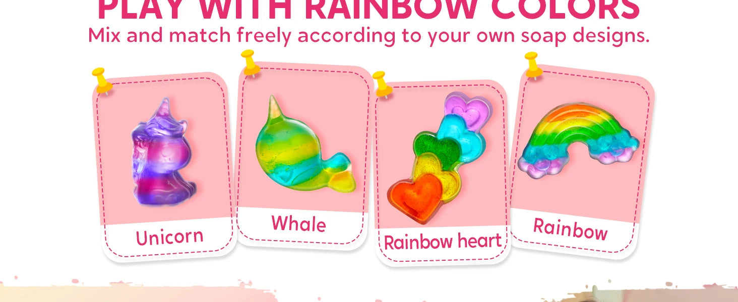 JOYFY Unicorn Soap Making Kit – DIY STEM Craft for Kids & Teens
