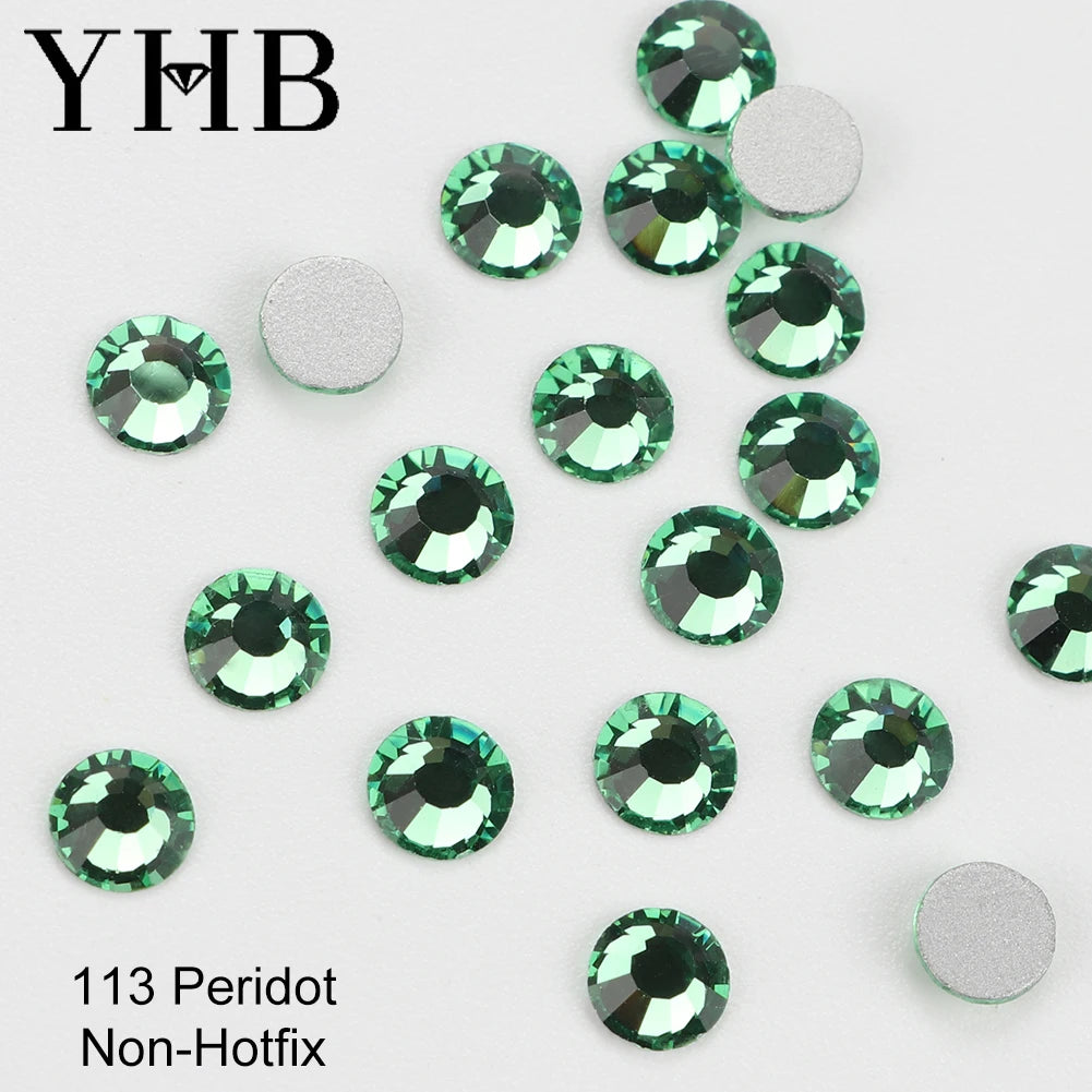 YHB Cold-Fix Crystal Rhinestones – 101–133 PCS for DIY Crafts