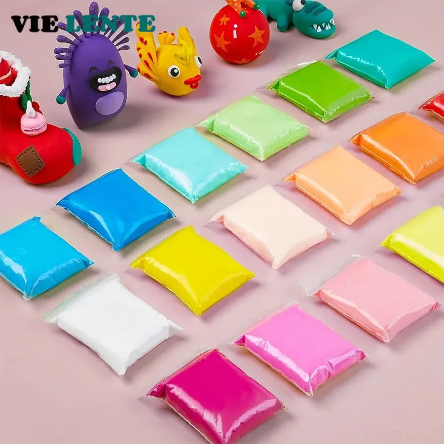 36-Color Air-Dry Clay Set – Ultra Light Modeling Clay with Tools for Kids & DIY Crafts