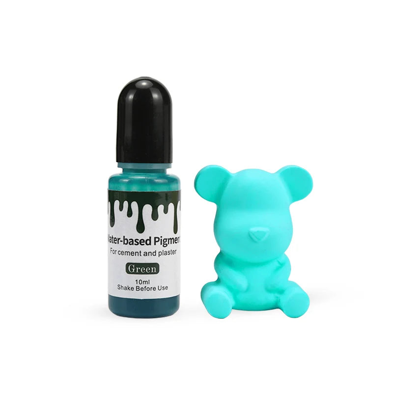 24-Color Water-Based Gypsum Pigment Set – DIY Plaster & Pottery Dye