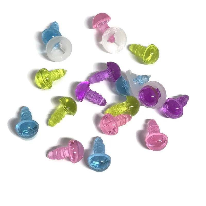 Colored Safety Eyes – Crochet & Amigurumi Toy Eyes for Doll Making