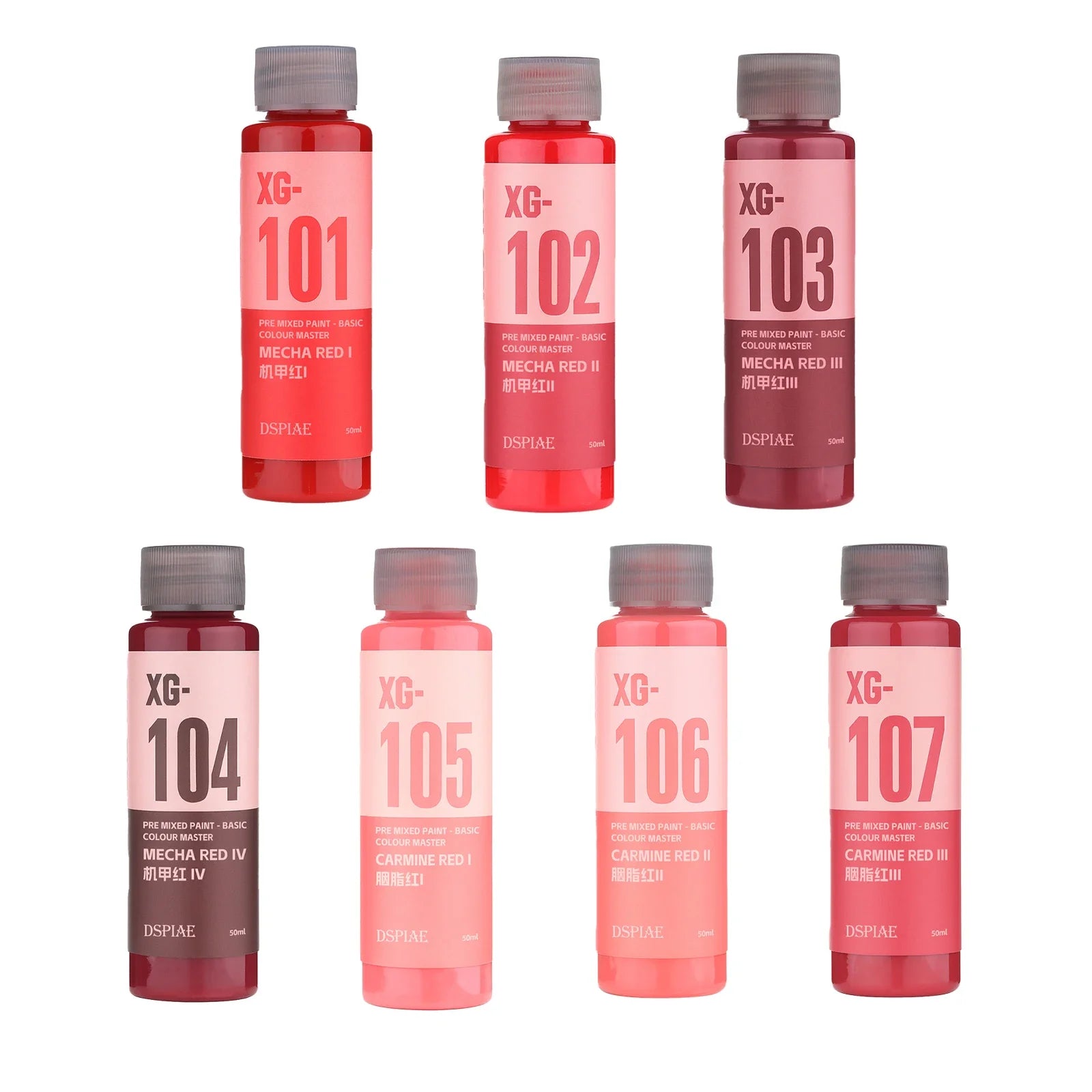 DSPIAE XG Series 50ml Pre-Mixed Water-Based Paint