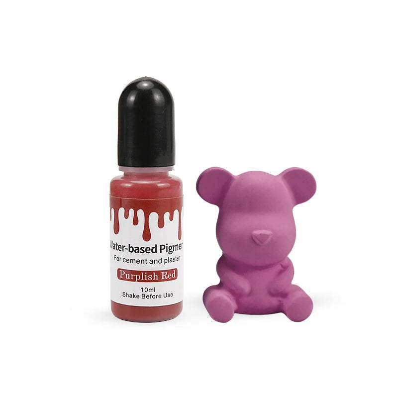 24-Color Water-Based Gypsum Pigment Set – DIY Plaster & Pottery Dye