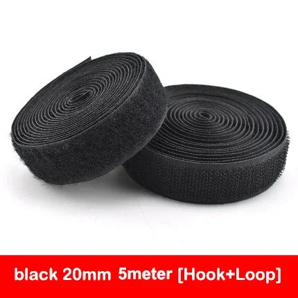 Hook & Loop Sewing Fastener Tape – Non-Adhesive Nylon (5M/Pair, 16–150mm)