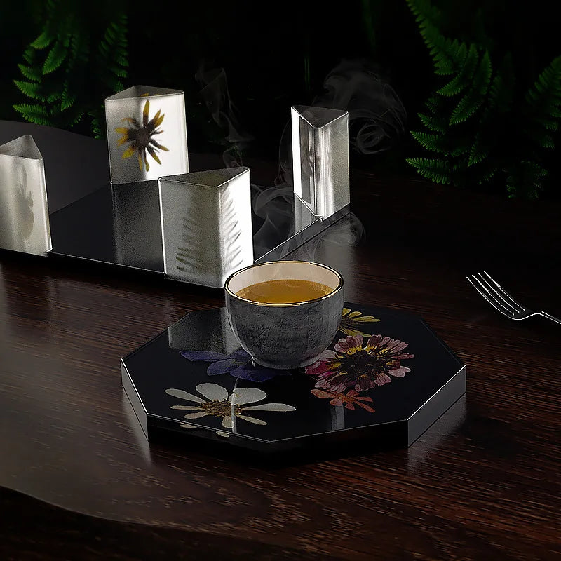 Coaster Resin Molds Silicone Coaster Molds With Round Square Octagon Shape Holder Molds Coaster Silicone Molds For Epoxy Resin