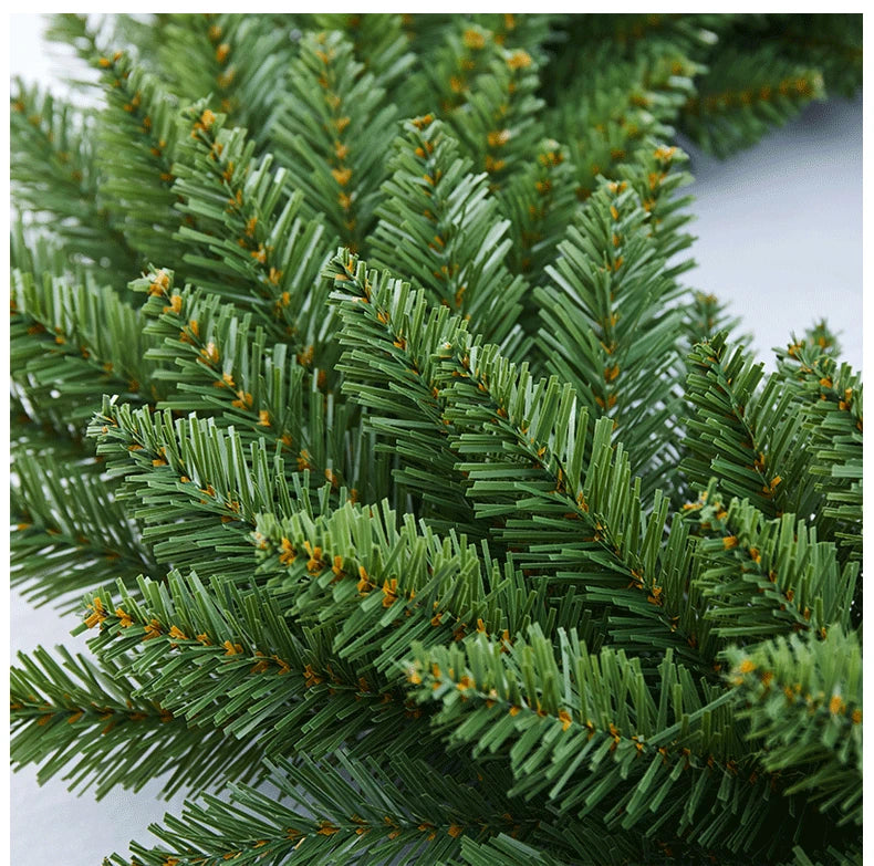 Christmas Green Pine Needle Wreath – Front Door Garland Decoration (30/40/50cm)
