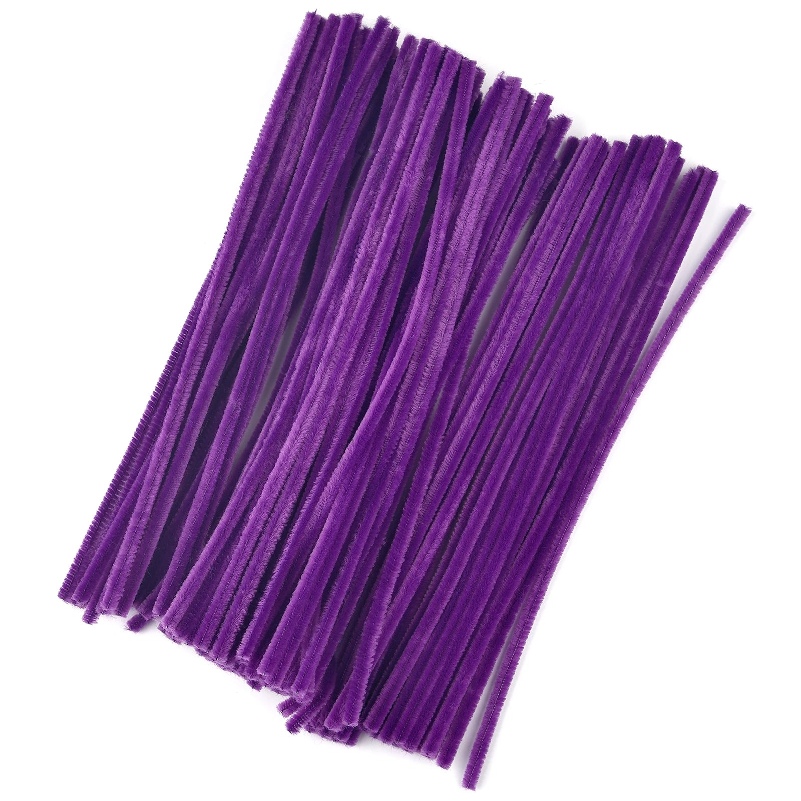 100pcs Chenille Stems – DIY Craft Pipe Cleaners for Kids