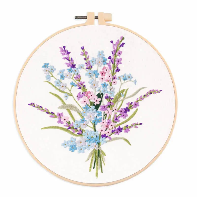 Embroidery Kit for Beginners – Fabric Cross Stitch Kit for Adults DIY