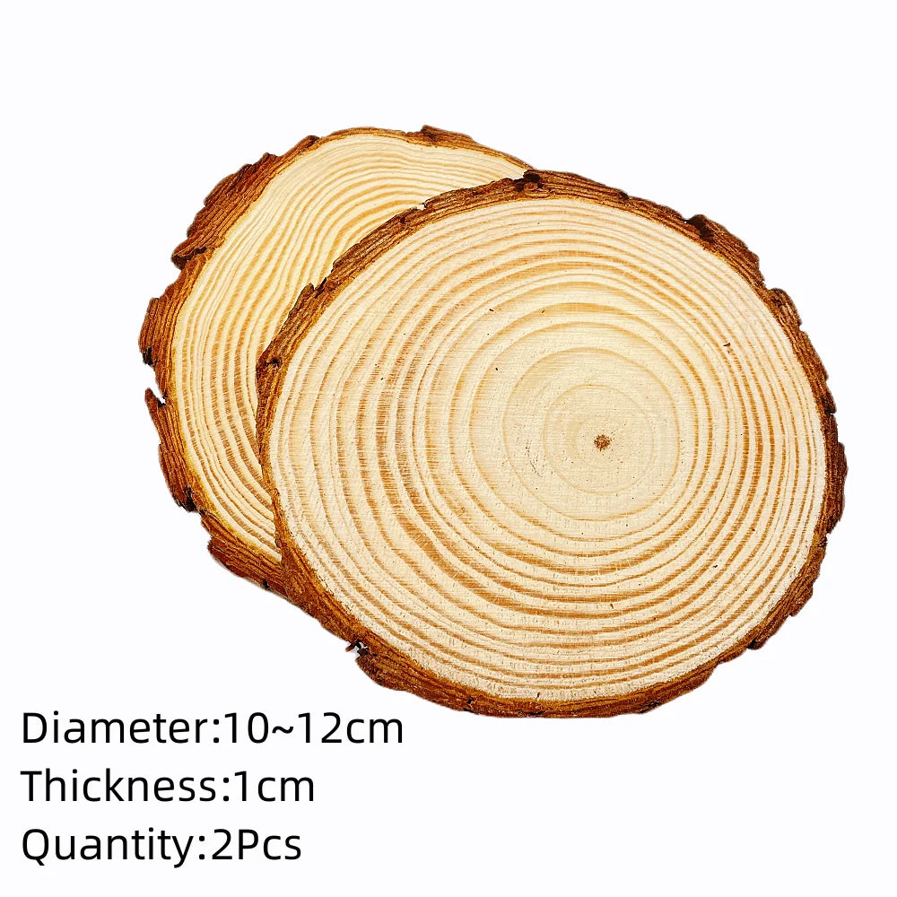 Natural Pine Wood Slices – DIY Craft & Wedding Decor