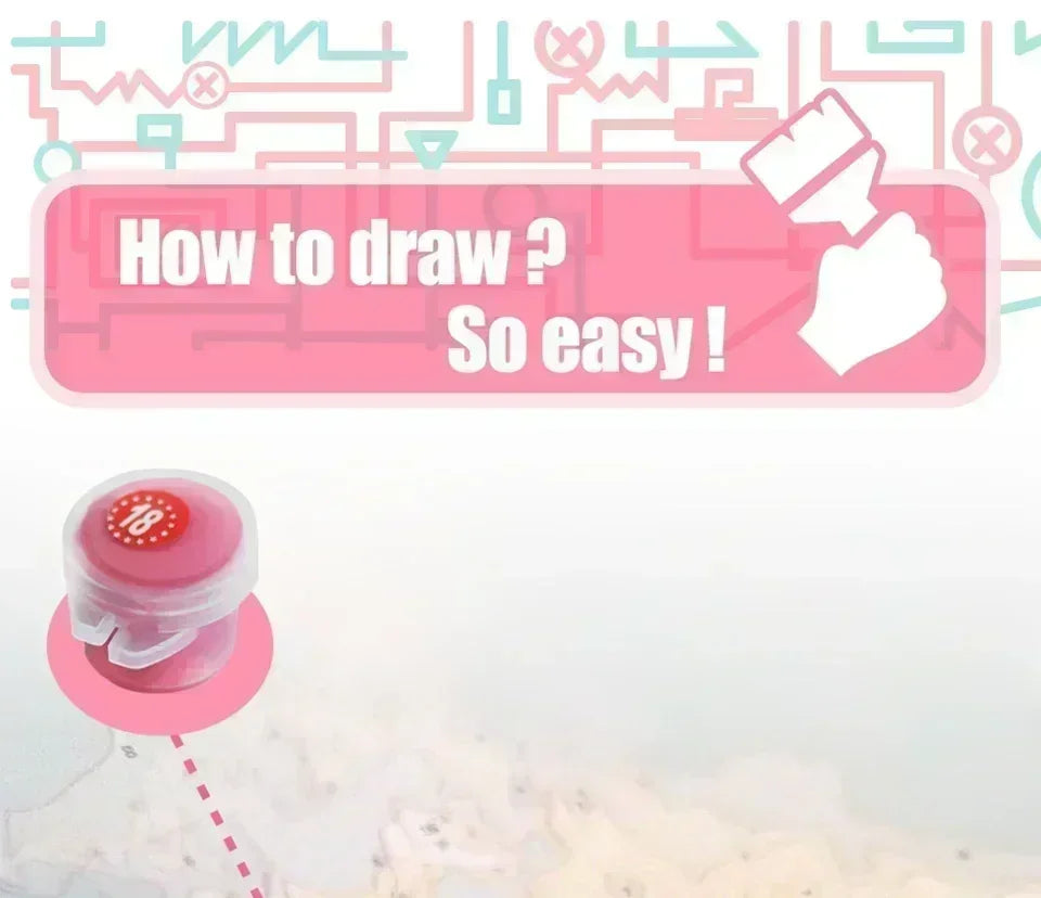 Disney Stitch Paint by Numbers – Frameless Cartoon Wall Art for Home & Bedroom