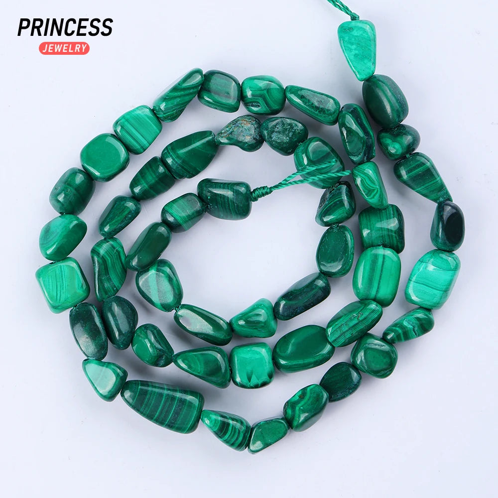 Natural Malachite Beads – Rice & Tubular Loose Beads for DIY Jewelry
