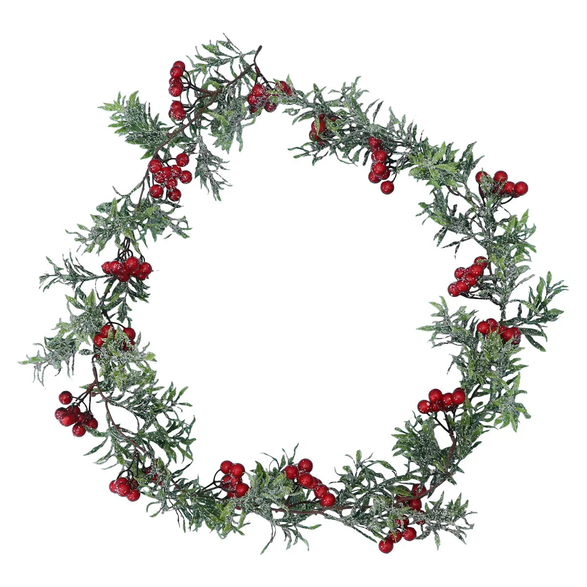 Christmas Tree Ornaments – Realistic Pine Garland Decoration for Holiday Décor