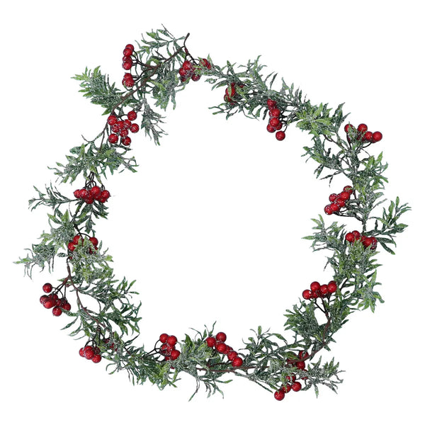 Christmas Tree Ornaments – Realistic Pine Garland Decoration for Holiday Décor