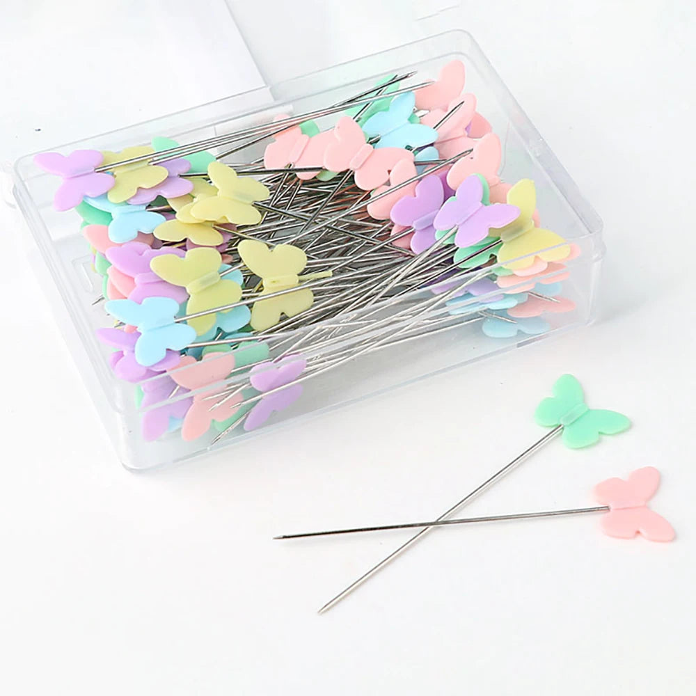 100pcs Dressmaking & Embroidery Pins – Quilting & Sewing Tools