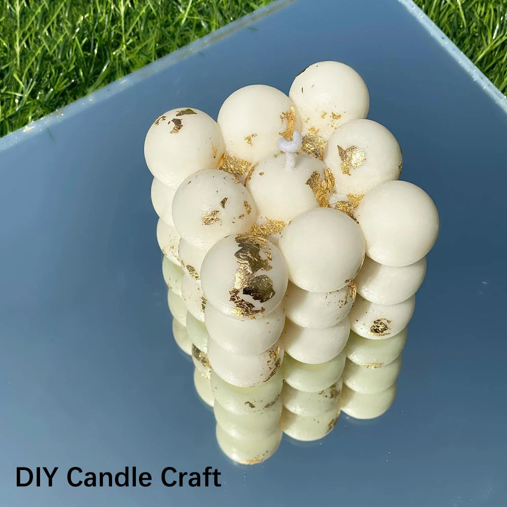 100PCS Gold Silver Copper Foil Leaf Flakes – DIY Resin, Candle & Art Decor