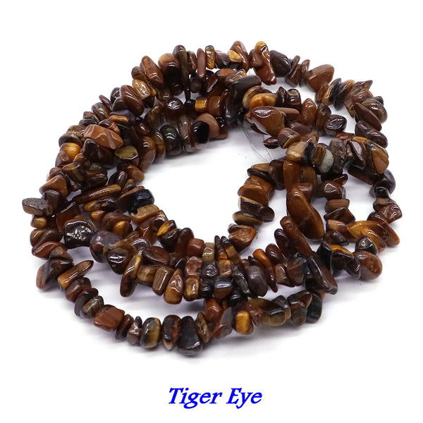 Natural Aquamarine Quartz Beads – Freeform Chips for DIY Jewelry & Crafts