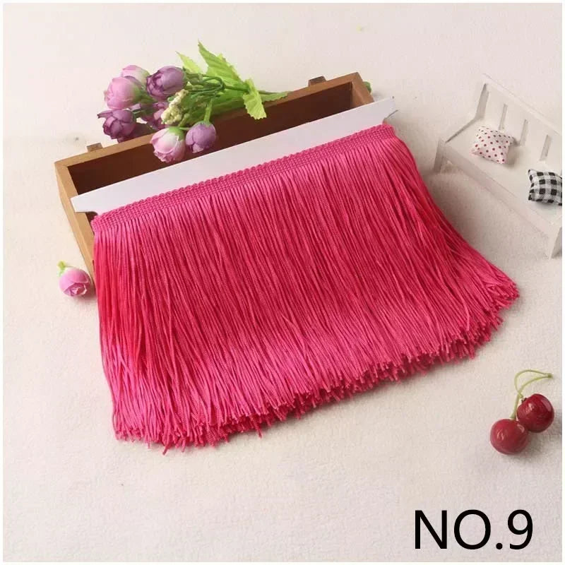 Tassel Fringe Trim – 30cm Decorative Lace Ribbon for Sewing & DIY Crafts (5/10M)