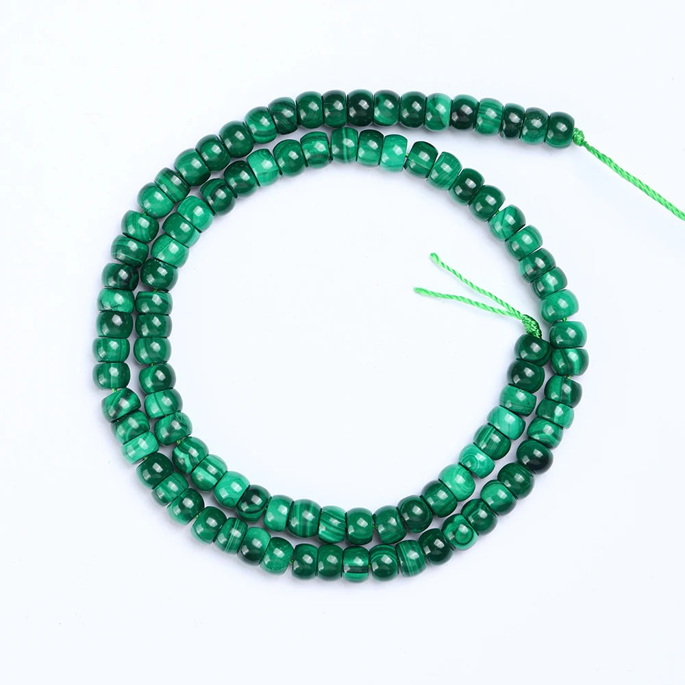 Natural Malachite Beads – Rice & Tubular Loose Beads for DIY Jewelry