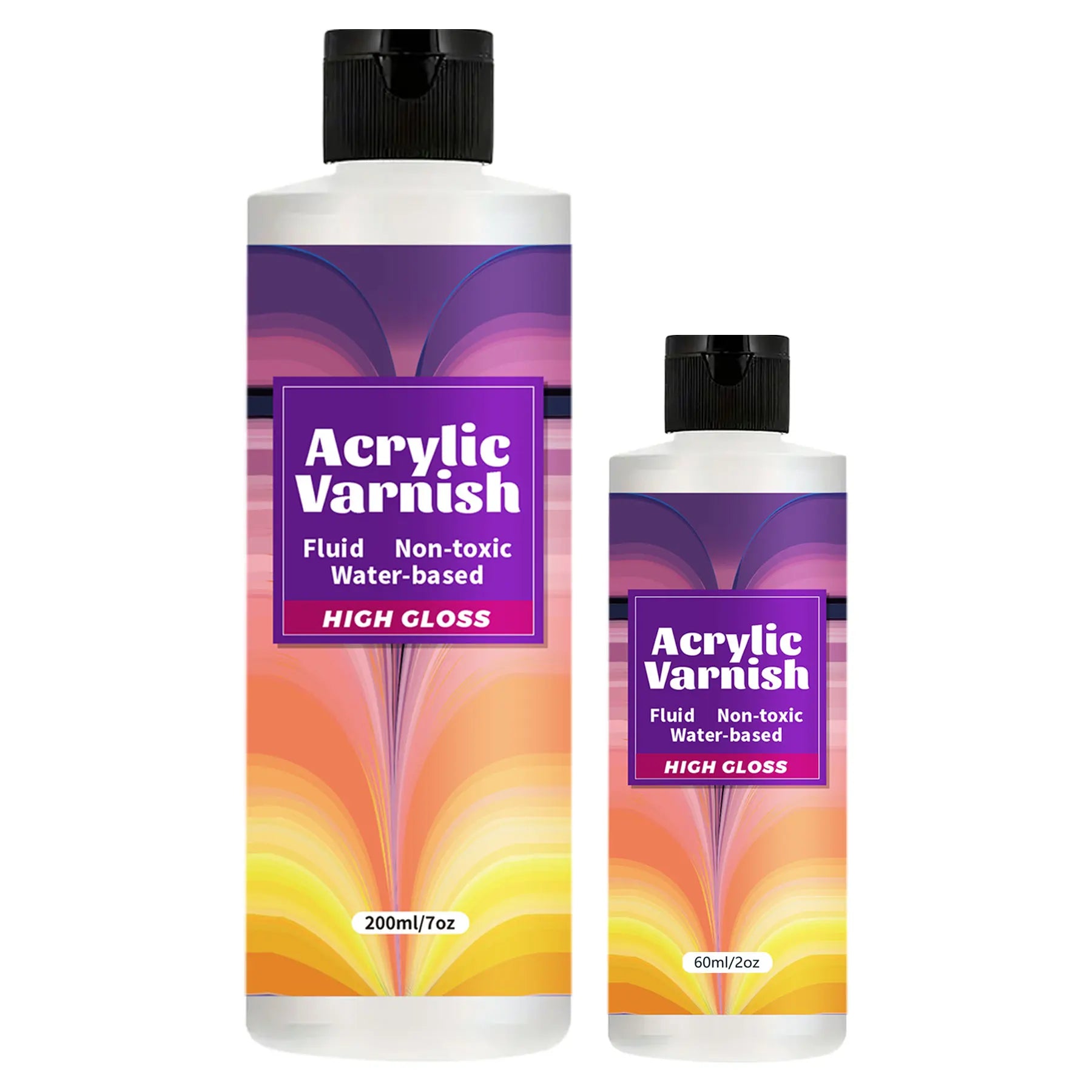 200ML Acrylic Varnish – High Gloss Clear Protective Sealant for Paintings & Crafts