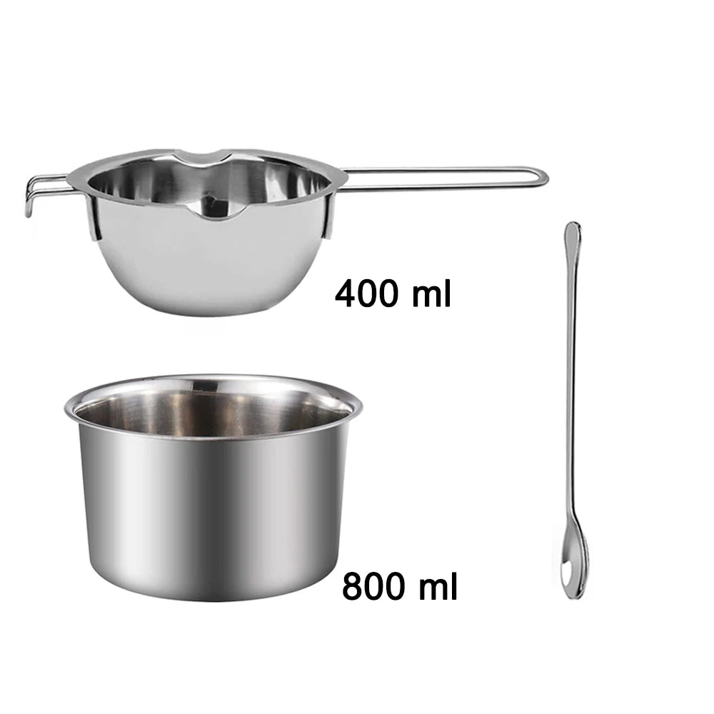 Complete DIY Candle Making Kit – Aromatic Candles with Tools & Wax Melting Pot