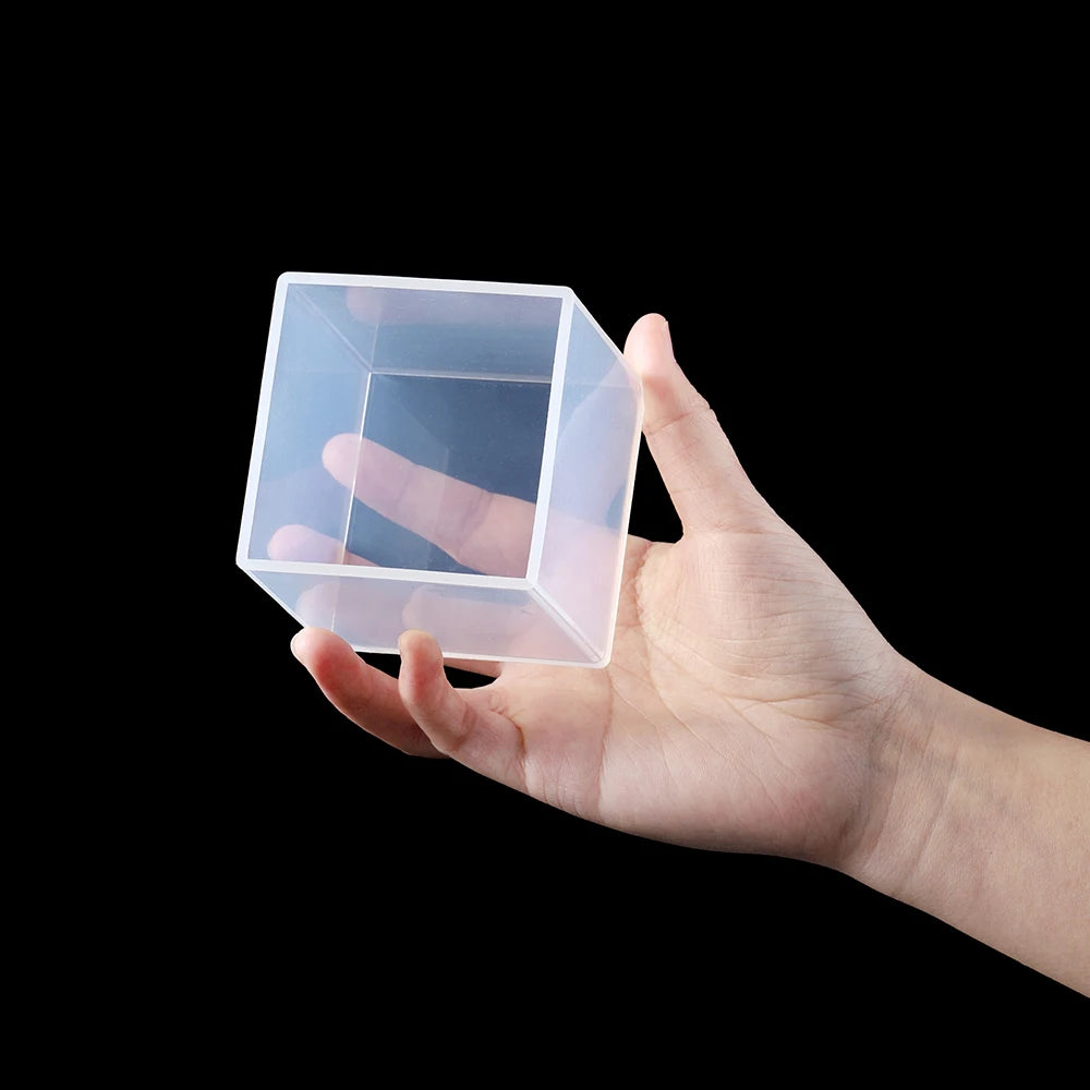 Clear Square Epoxy Mold – Large Silicone Cube Molds for Resin Casting & DIY Crafts