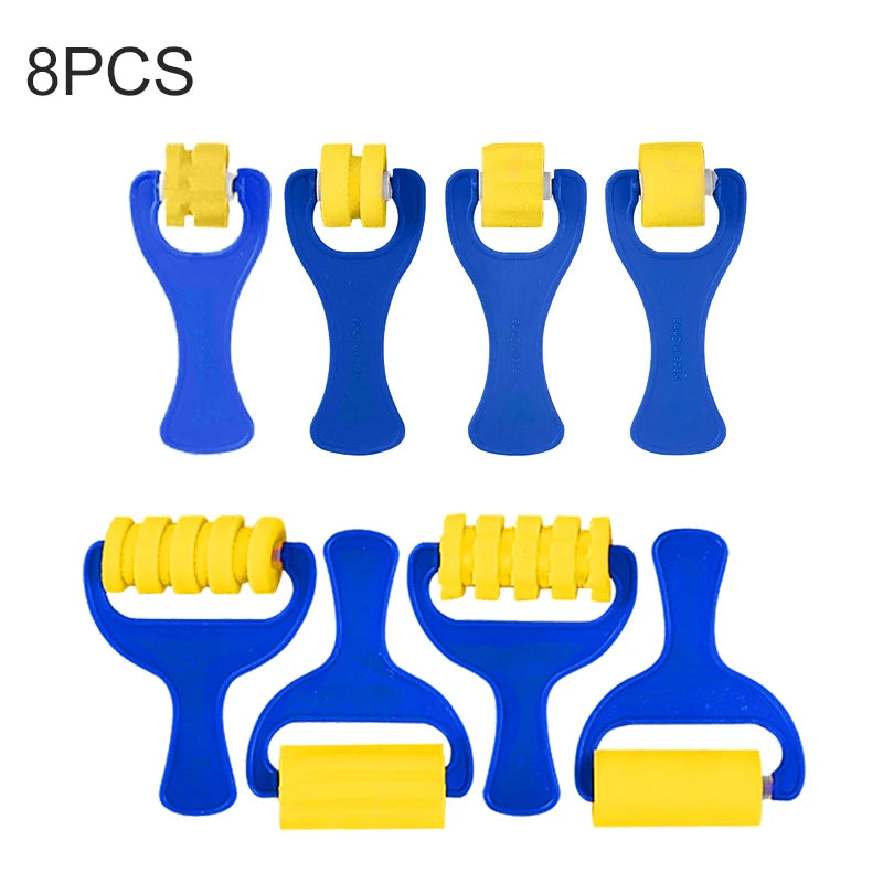 Painting Sponge Brush Set – Kids’ Art Tools for DIY Crafts & Drawing