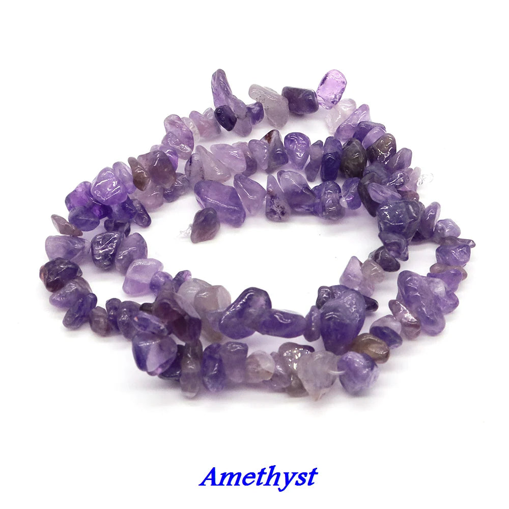 Natural Aquamarine Quartz Beads – Freeform Chips for DIY Jewelry & Crafts