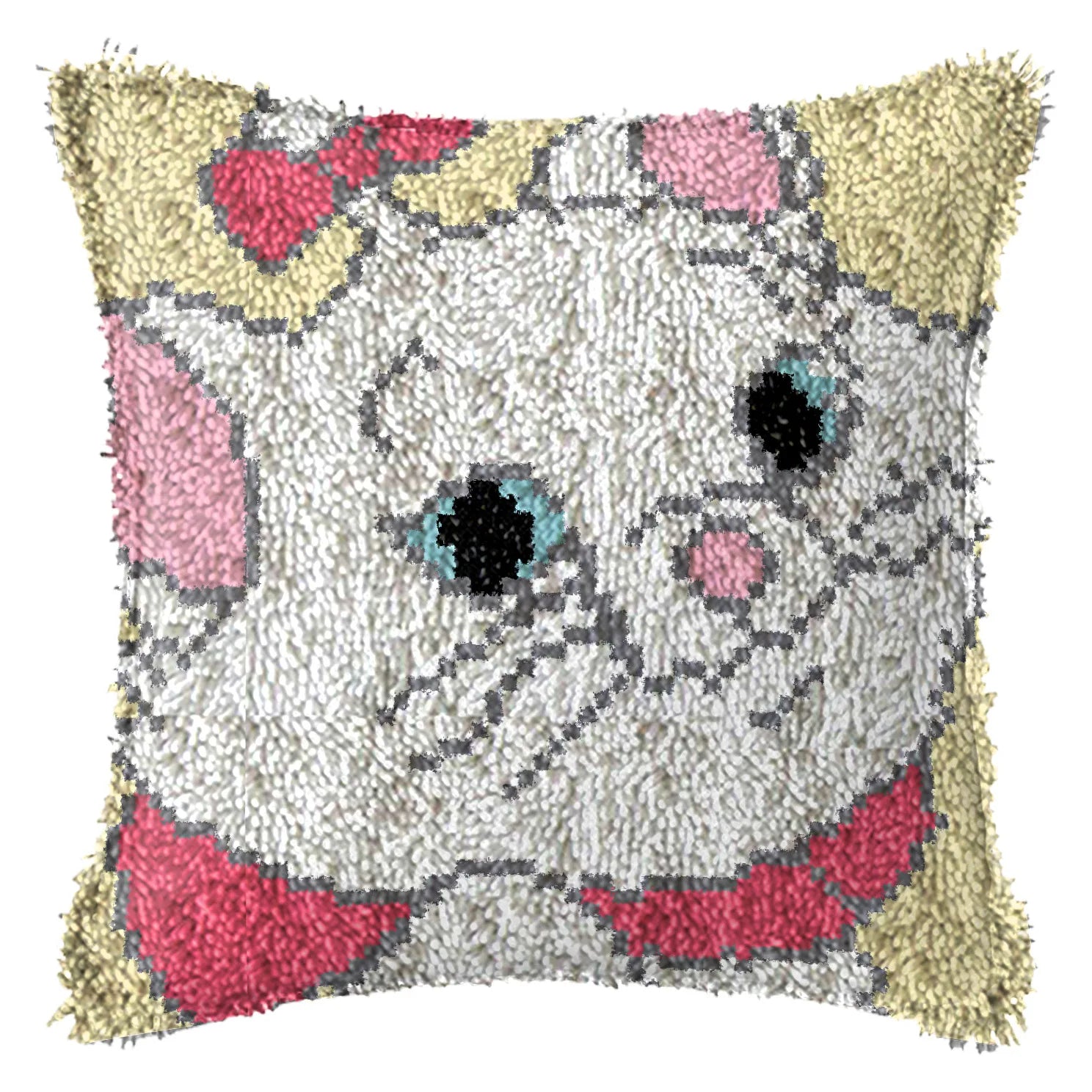 Cats Latch Hook Kit – DIY Carpet, Pillow & Cushion Craft Set