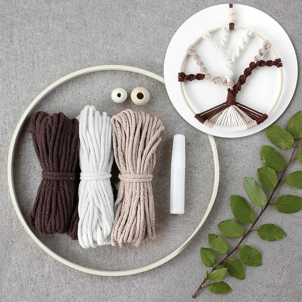 Bohemian Life Tree Wall Hanging DIY Weaving Kit
