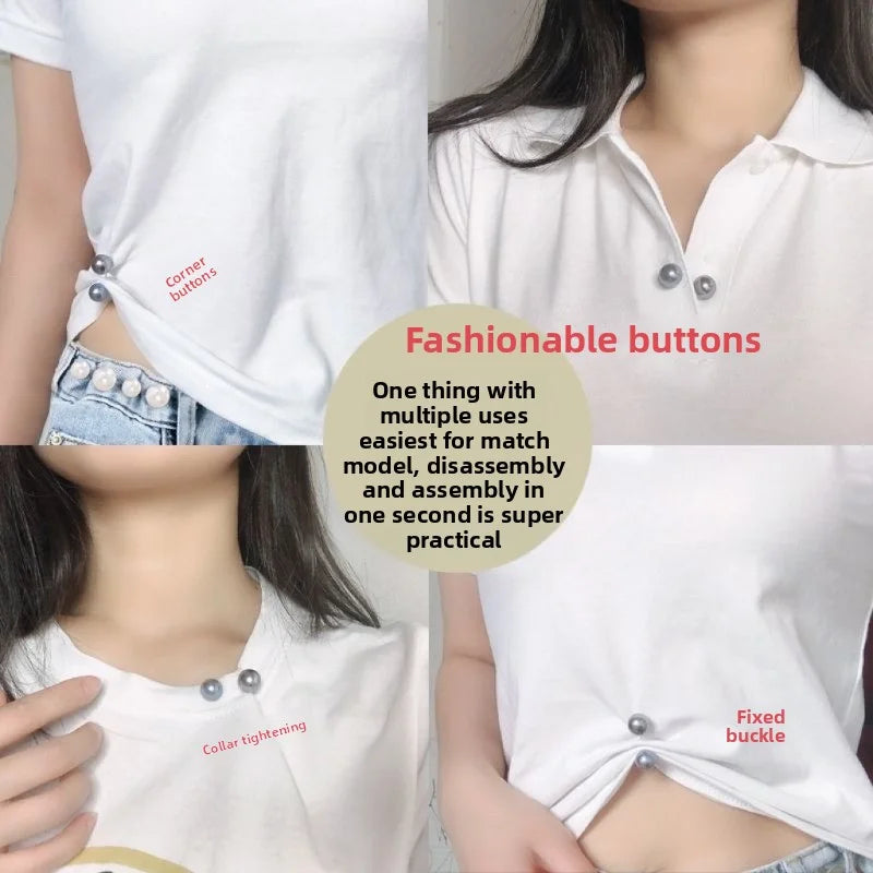 Pearl Safety Pins – 5/10pcs Non-Slip Brooches for Clothing