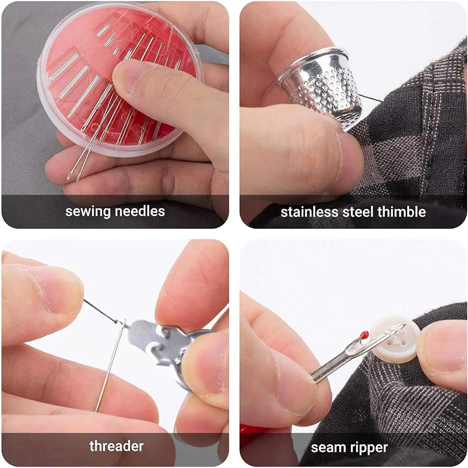 10 Needle Portable Sewing Kit Mini Travel Household Sewing Box Set Storage Bags Organizer Home Tools Accessories