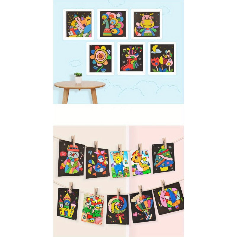 Children’s Sand Painting DIY Craft Kit – Colorful Creative Art Set