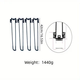 Epoxy Resin Table Tool Set – Round Molds, Table Legs & Screw Kit