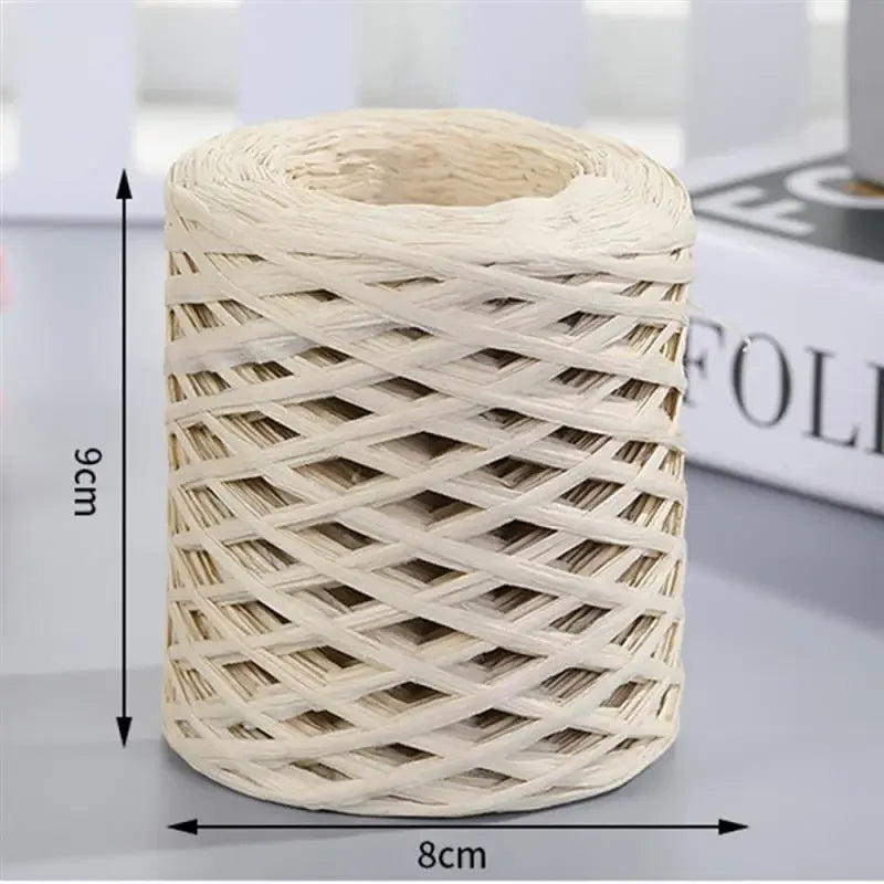 Natural Raffia Straw Yarn