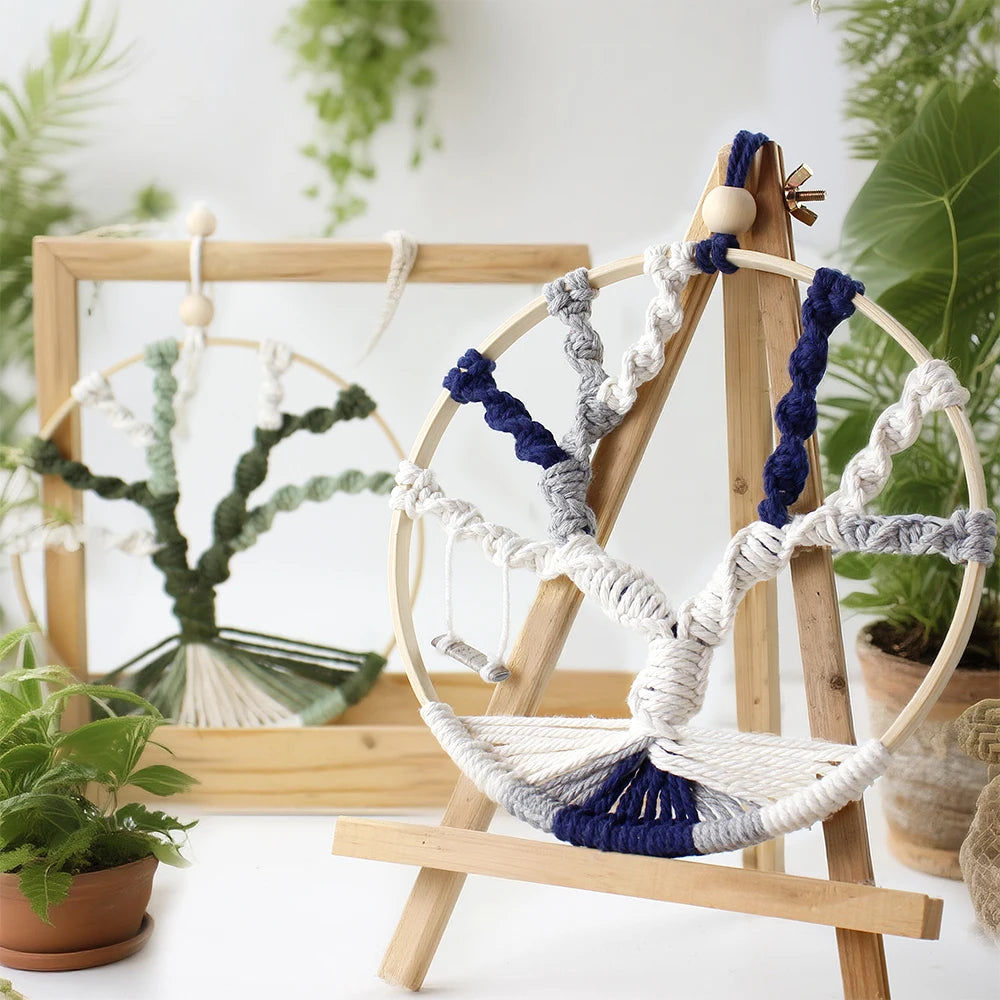 Bohemian Life Tree Wall Hanging DIY Weaving Kit
