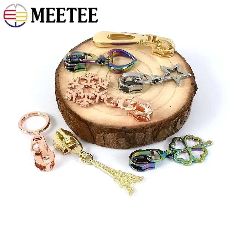 #5 Nylon Zipper Sliders – Replacement Pullers for Bags, Jackets & Sewing Repair (10/30PCS)