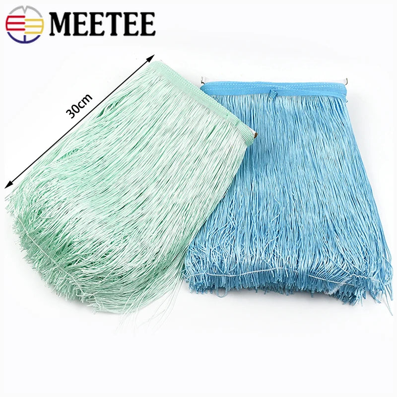 Tassel Fringe Trim – 30cm Decorative Lace Ribbon for Sewing & DIY Crafts (5/10M)
