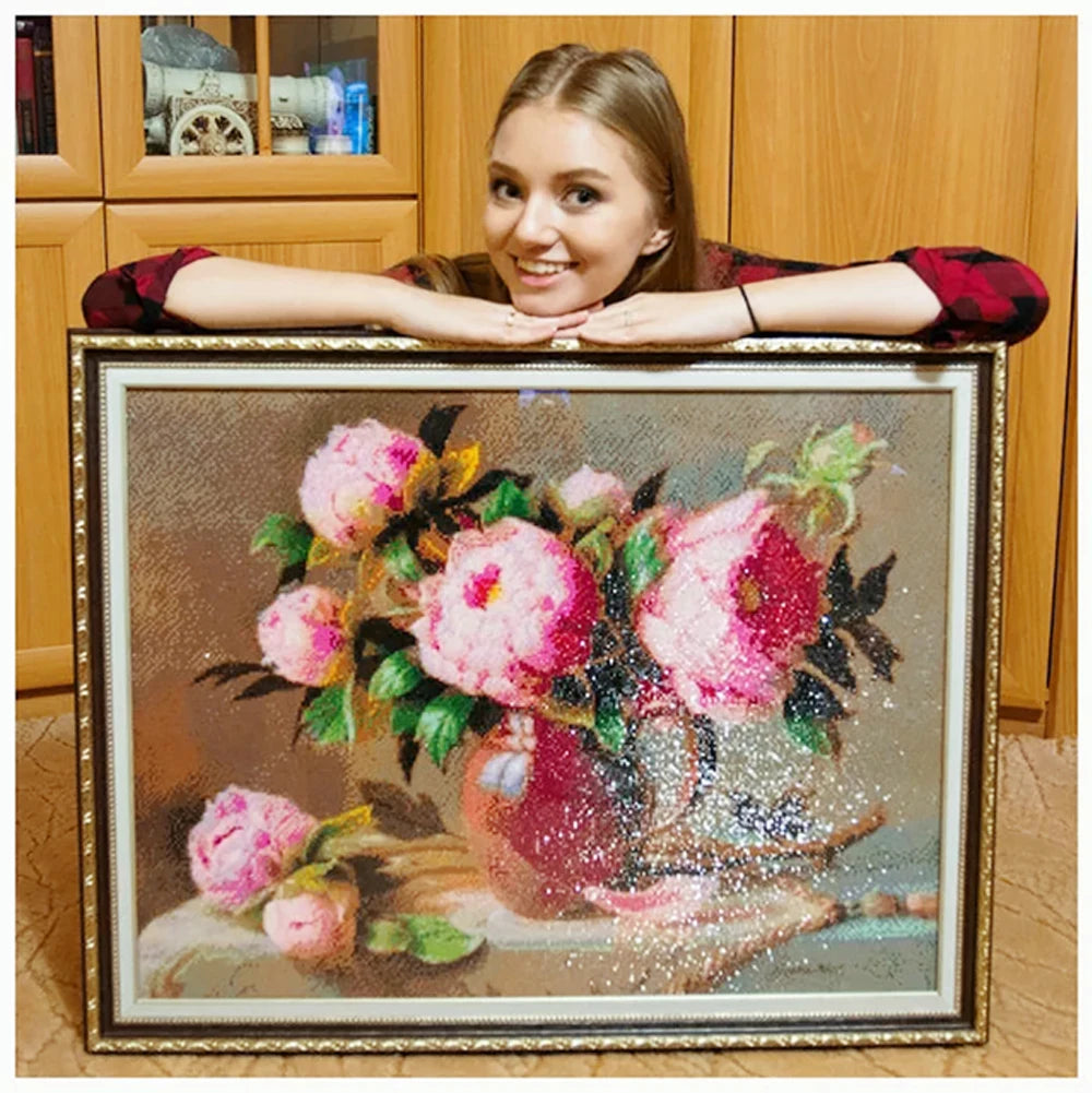 Snow White Diamond Painting Kit – DIY Rhinestone Embroidery Art