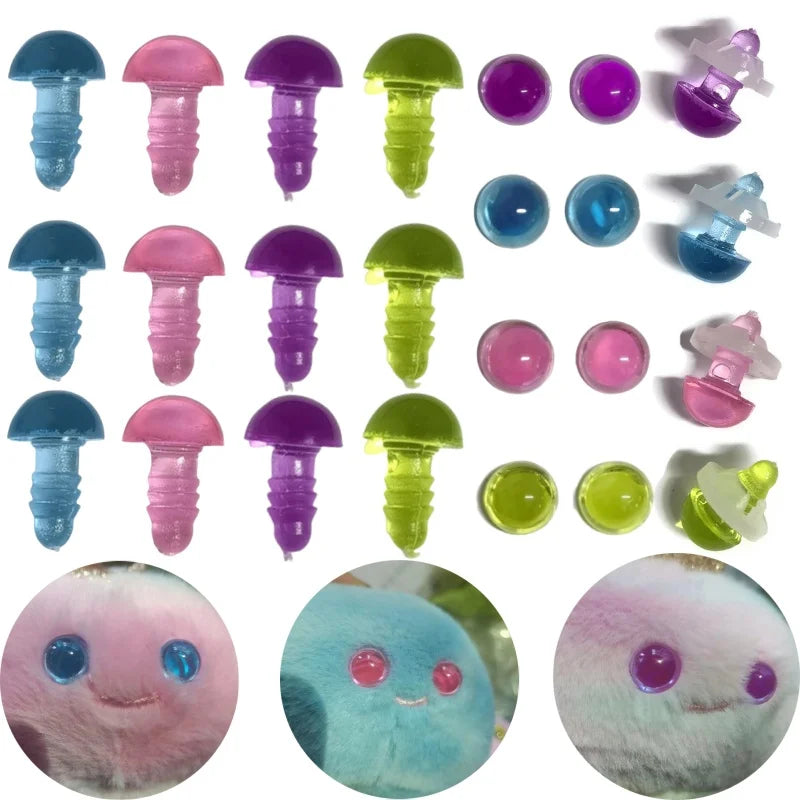 Colored Safety Eyes – Crochet & Amigurumi Toy Eyes for Doll Making
