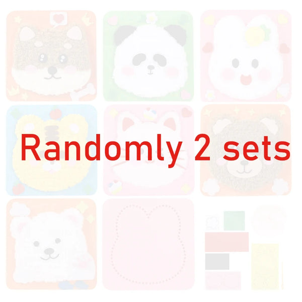 Beginner Kids Sewing Kit – DIY Embroidery & Felt Animal Dolls