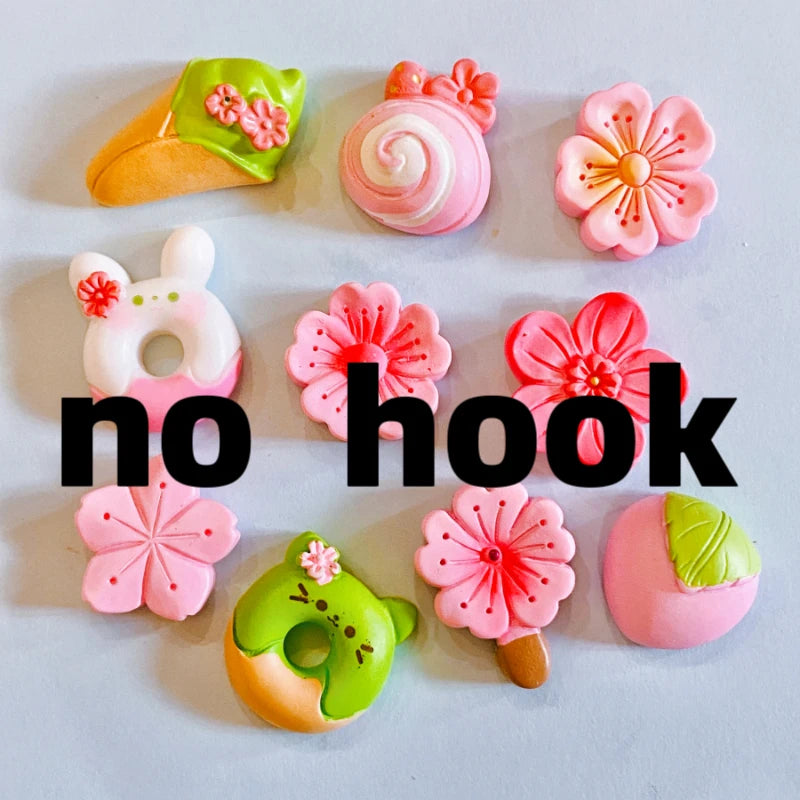 Cat Bread Flower Resin Charms – 10PCS DIY Pendants for Jewelry & Crafts