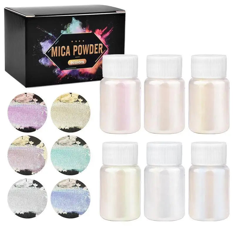 Pearlescent Mica Pigments – Resin Dye Powder Set