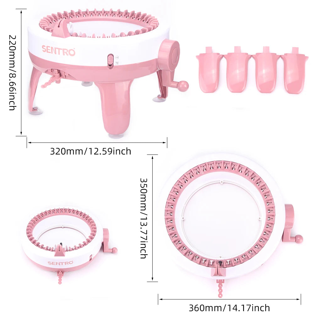 Sentro 40-Needle Knitting Machine – DIY Hand Knitting Kit