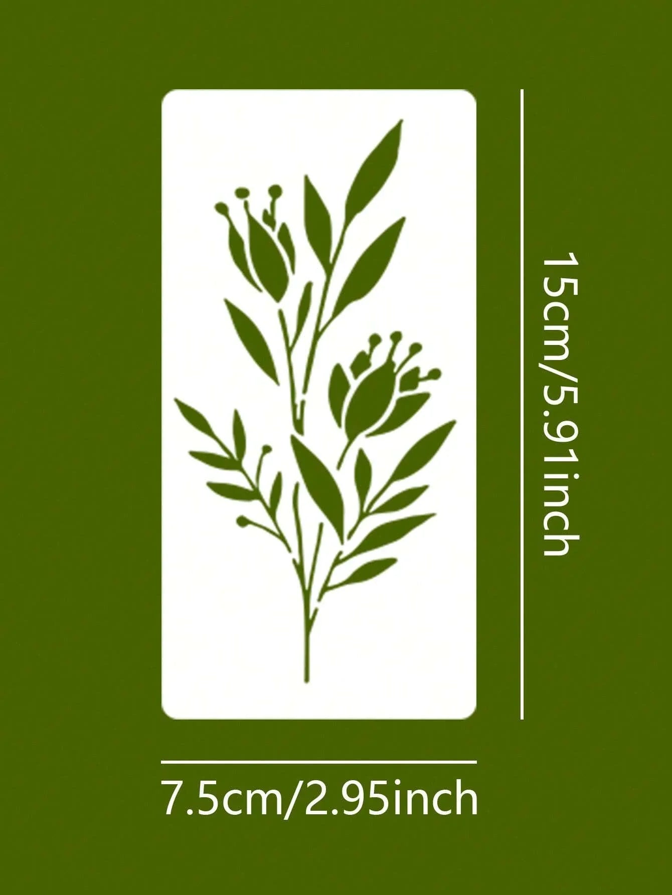 Reusable PET Craft Stencil Set – 18pcs