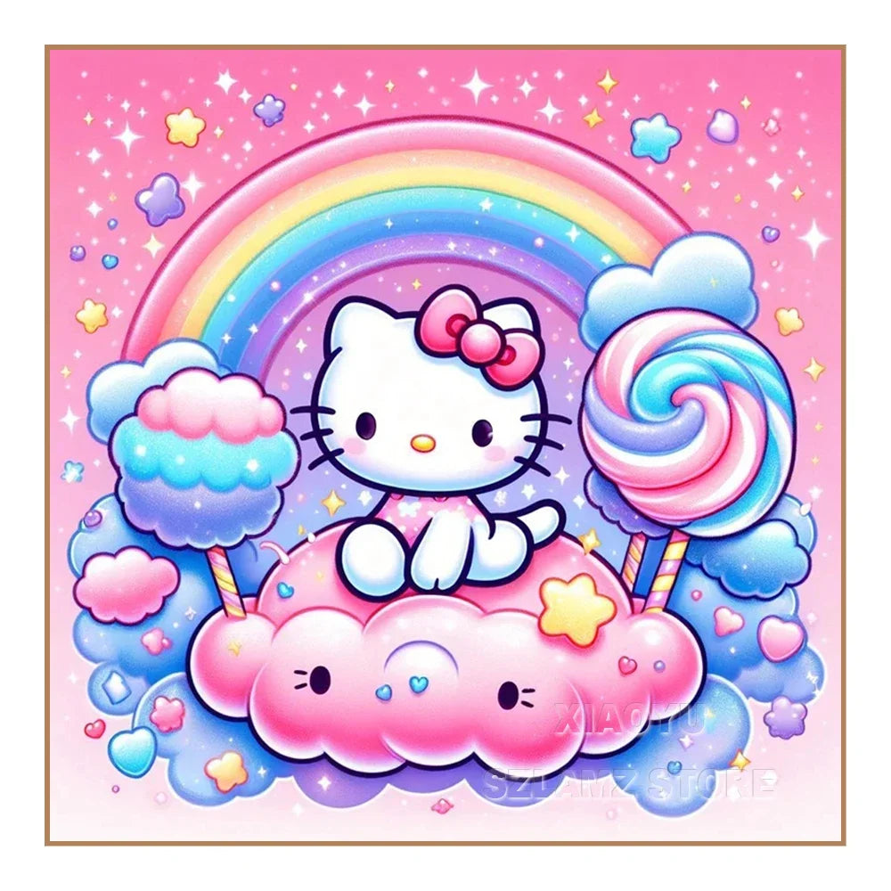 Cartoon Stitch Diamond Painting Kit – Full Round/Square Rhinestone Embroidery Art