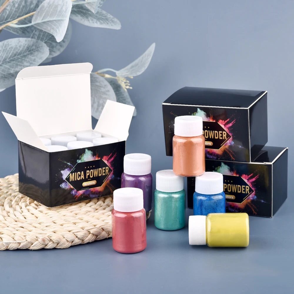 6 Color Pearl Powder Pigment Set for Epoxy Resin DIY Crafts