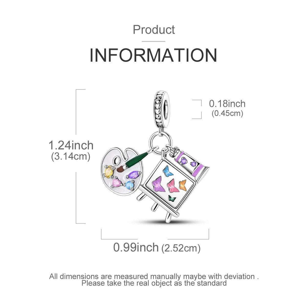 925 Sterling Silver Pink Ballet Girl Pendant – DIY Jewelry Charm for Bracelet & Necklace