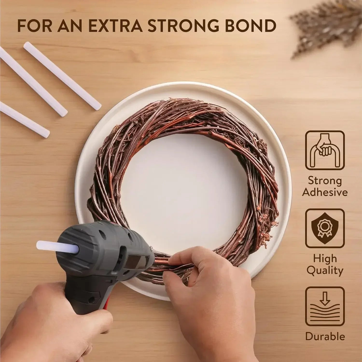 Strong Transparent Hot Melt Glue Sticks for Electric Glue Gun (1–100pcs)