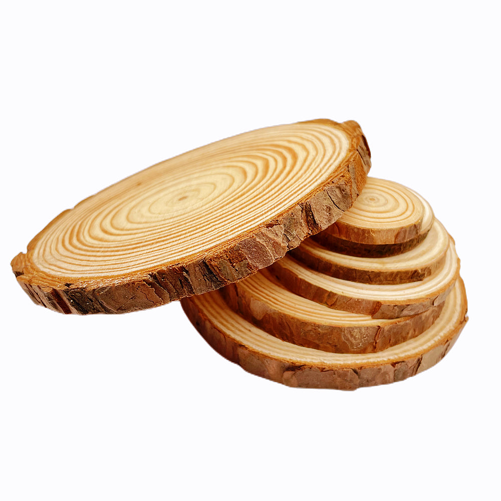 Natural Pine Wood Slices – DIY Craft & Wedding Decor