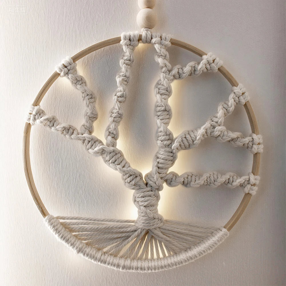 Bohemian Life Tree Wall Hanging DIY Weaving Kit